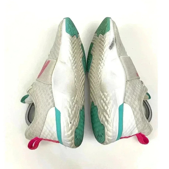 Nike Cross Training Running Shoes Sz 8.5 White Pink Slip On Sneakers - Picture 7 of 9